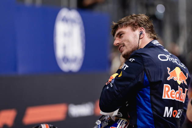 SINGAPORE, SINGAPORE - OCTOBER 10: Max Verstappen of the Netherlands and Oracle Red Bull Racing at qualifying ahead of the F1 Grand Prix of Singapore at Marina Bay Street Circuit on October 10, 2026 in Singapore, Singapore. (Photo by Qian Jun SPP-Paddocker) Copyright: xQianxJun SPP-Paddockerx Sportspressphoto_SPR251112