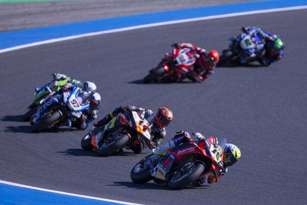 October 10, 2026, Cascais, Lisboa, Portugal: ESTORIL, PORTUGAL - OCTOBER 10: Alvaro Bautista of Spain and Barni Spark Racing Team competes during Race 1 during day two of the World Superbikes Estoril Round at Circuito Estoril on October 10, 2026 in Estoril, Portugal. Cascais Portugal - ZUMAl192 20261010_zsp_l192_029 Copyright: xMiguelxLemosx