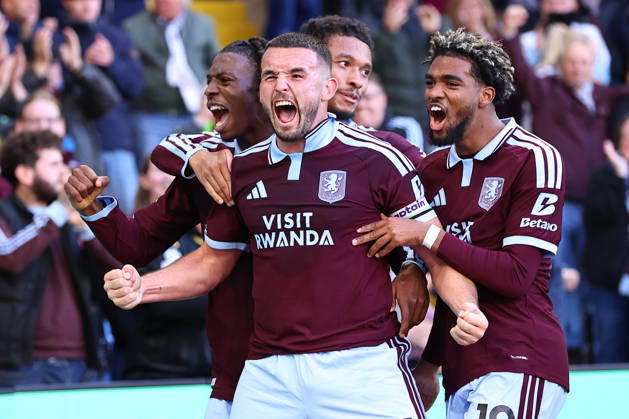 Aston Villa v Brentford, Premier League John McGinn of Aston Villa celebrates his goal making it 2-1 during the Aston Villa v Brentford Premier League match at Villa Park, Birmingham, England on 10 October 2026 Credit: Ryan Crockett Every Second Media Editorial use only. All images are copyright Every Second Media Limited. No images may be reproduced without prior permission. All rights reserved. Premier League and Football League images are subject to licensing agreements with Football DataCo Limited. see https: www.football-dataco.com Copyright: xIMAGO EveryxSecondxMediax ESM-2212-0175 RyanxCrockettx xEveryxSecondxMediax