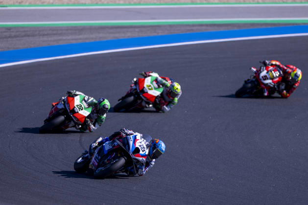 October 10, 2026, Cascais, Lisboa, Portugal: ESTORIL, PORTUGAL - OCTOBER 10: Miguel Oliveira of Portugal and Rokit BMW Motored WorldSBK Team competes during Race 1 during day two of the World Superbikes Estoril Round at Circuito Estoril on October 10, 2026 in Estoril, Portugal. Cascais Portugal - ZUMAl192 20261010_zsp_l192_030 Copyright: xMiguelxLemosx