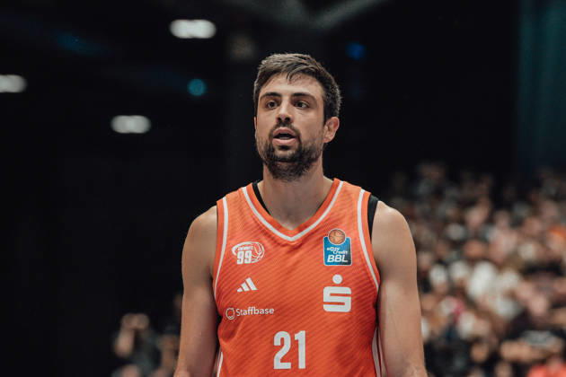 easyCredit Basketball Bundesliga, 5. Spieltag, Niners Chemnitz -Bayern München 10.10.2026 ab 16:00 Uhr Chemnitz, Chemnitz Arena Im Foto: 21 Mateo Seric easyCredit Basketball Bundesliga, 5. Spieltag, Niners Chemnitz - Bayern München Chemnitz Sachsen Deutschland Copyright: xEHLxMedia MichelxKöhlerx 20261010-Niners-Chemnitz-Bayern-M__nchen-113