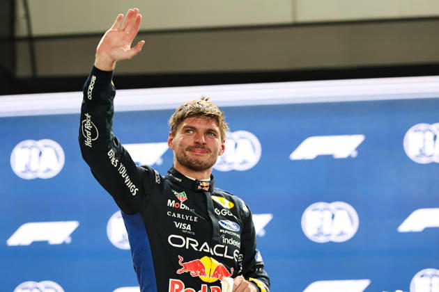 SINGAPORE, SINGAPORE - OCTOBER 10: Max Verstappen of the Netherlands and Oracle Red Bull Racing being after qualifying for F1 Grand Prix race of Singapore at Marina Bay Street Circuit on October 10, 2026 in Singapore, Singapore. (Photo by Qian Jun SPP-Paddocker) Copyright: xQianxJun SPP-Paddockerx Sportspressphoto_SPR251327