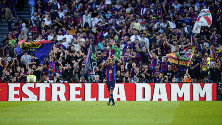 ESP: FC Barcelona, Barca - Getafe CF. La Liga EA Sports. Matchday 8. Gabriel Jesus of FC Barcelona celebrates the 2-0 during the La Liga EA Sports match between FC Barcelona and Getafe CF played at Spotify Camp Nou Stadium on 10 Oct 2026 in Barcelona, Spain. kpng Copyright: xSergioxRuizx xPRESSINPHOTOx PS_2627_BAR_GET_018