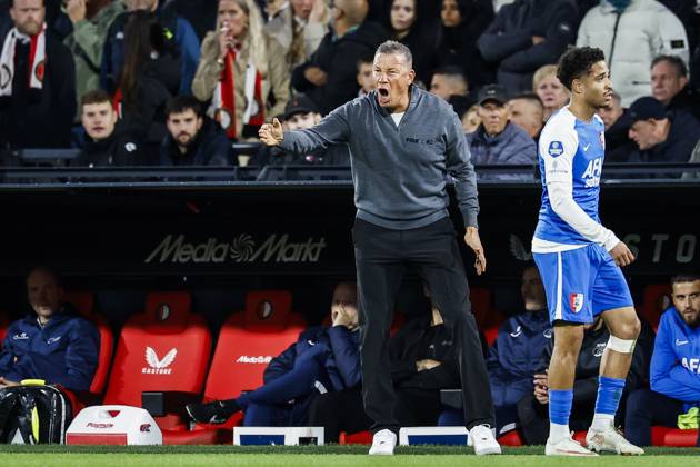 ROTTERDAM - AZ Alkmaar coach Lee-Roy Echteld during the Dutch Eredivisie match between Feyenoord and AZ Alkmaar at Feyenoord stadium De Kuip on October 10, 2026 in Rotterdam, the Netherlands. BAS CZERWINSKI ANP Eredivisie 2026 27 xVIxANPxSportx xxANPxIVx 572043202 originalFilename: 572043202.jpg