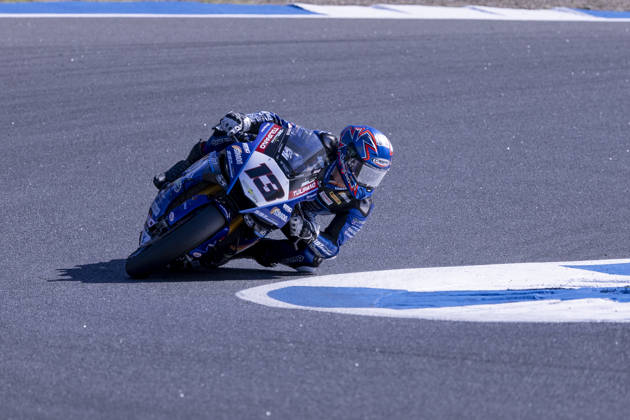 October 10, 2026, Cascais, Lisboa, Portugal: ESTORIL, PORTUGAL - OCTOBER 10: Mattia Rato of Italy and Motoxracing WorldSBK Team competes during Race 1 during day two of the World Superbikes Estoril Round at Circuito Estoril on October 10, 2026 in Estoril, Portugal. Cascais Portugal - ZUMAl192 20261010_zsp_l192_124 Copyright: xMiguelxLemosx