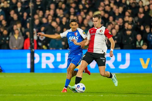 ROTTERDAM , 10-10-2026 , Stadion Feijenoord (De Kuip) , season 2026 2027 , Dutch Eredivisie football , match between Feyenoord and AZ , Picture shows Feyenoord player Mika Marmol Feyenoord - AZ  x208118873x Copyright: