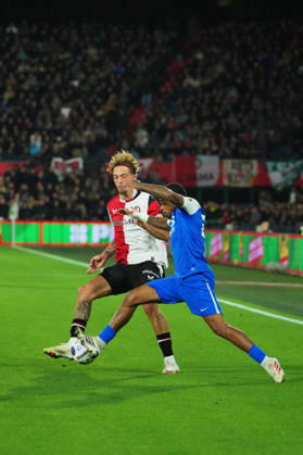 Eredivisie: Feyenoord Rotterdam v AZ Alkmaar Rotterdam - Luciano Valente of Feyenoord during the eight competition round of the 2026 2027 Eredivisie season. The match is set between Feyenoord Rotterdam and AZ Alkmaar at Stadion Feijenoord on 10 October 2026 in Rotterdam, Netherlands. Copyright: xTomxBodex