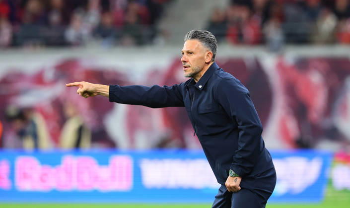 RB Leipzig - Frankfurt Bundesliga Leipzig, 10.10.2026, Red Bull Arena, Fussball, Bundesliga, Spieltag 5 , RB Leipzig vs. SG Eintracht Frankfurt , Im Bild: Trainer Martin Demichelis, RB Leipzig ,