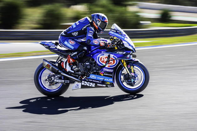 October 10, 2026, Cascais, Lisbon, Portugal: Xavi Vierge of PATA Maxus Yamaha in action during the Race 1 of the FIM Superbike World Championship, WM, Weltmeisterschaft at Circuito Estoril on October 10, 2026 in Cascais, Portugal. Cascais Portugal - ZUMAr200 20261010_zsp_r200_047 Copyright: xNunoxReisinhox