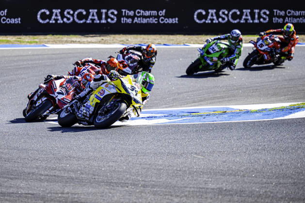 October 10, 2026, Cascais, Lisbon, Portugal: Riders in action during the Race 1 of the FIM Superbike World Championship, WM, Weltmeisterschaft at Circuito Estoril on October 10, 2026 in Cascais, Portugal. Cascais Portugal - ZUMAr200 20261010_zsp_r200_045 Copyright: xNunoxReisinhox