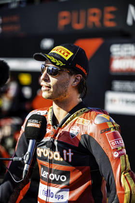 October 10, 2026, Cascais, Lisbon, Portugal: Nicolo Bulega of Aruba.It Racing - Ducati after winning the Race 1 of the FIM Superbike World Championship, WM, Weltmeisterschaft at Circuito Estoril on October 10, 2026 in Cascais, Portugal. Cascais Portugal - ZUMAr200 20261010_zsp_r200_066 Copyright: xNunoxReisinhox