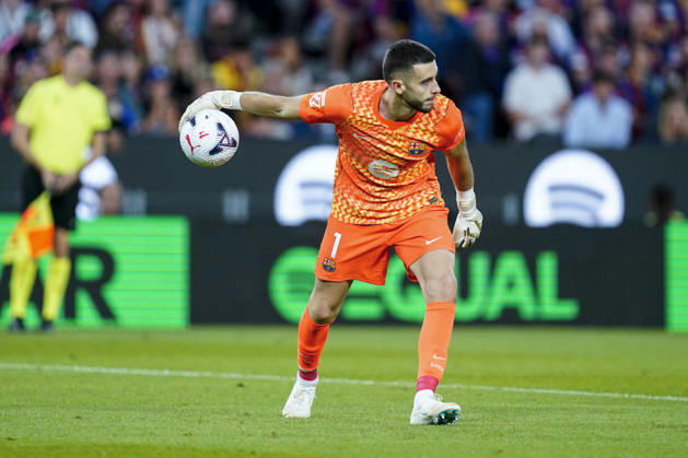 ESP: FC Barcelona, Barca - Getafe CF. La Liga EA Sports. Matchday 8. Joan Garcia of FC Barcelona during the La Liga EA Sports match between FC Barcelona and Getafe CF played at Spotify Camp Nou Stadium on 10 Oct 2026 in Barcelona, Spain. kpng Copyright: xSergioxRuizx xPRESSINPHOTOx PS_2627_BAR_GET_034