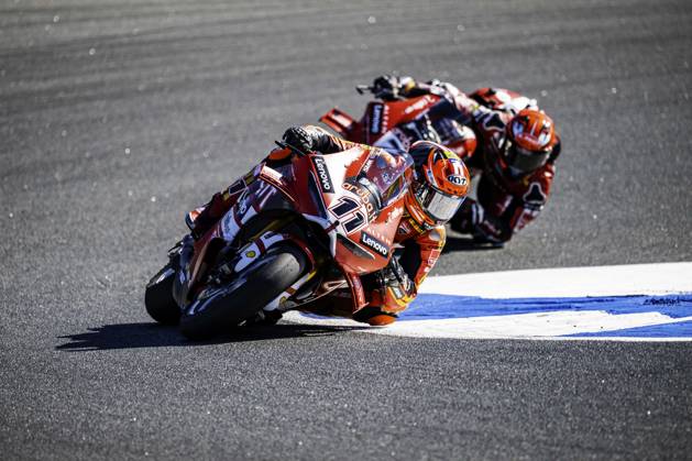 October 10, 2026, Cascais, Lisbon, Portugal: Nicolo Bulega of Aruba.It Racing - Ducati in action during the Race 1 of the FIM Superbike World Championship, WM, Weltmeisterschaft at Circuito Estoril on October 10, 2026 in Cascais, Portugal. Cascais Portugal - ZUMAr200 20261010_zsp_r200_080 Copyright: xNunoxReisinhox