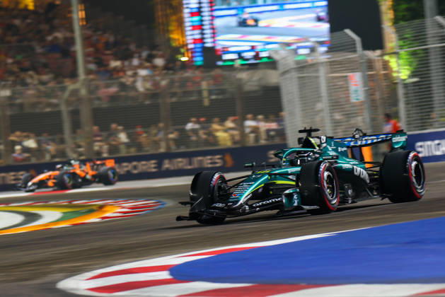 Formula 1 Singapore Grand Prix SINGAPORE - OCTOBER 10: Aston Martin’s driver Lance Stroll during the Qualifying Session at the Formula One Grand Prix of Singapore, at the Marina Bay Street Circuit in Singapore, on October 10, 2026. Daniel Ceng Anadolu Singapore Singapore. Editorial use only. Please get in touch for any other usage.  Copyright: x2026xAnadoluxDanielxCengx