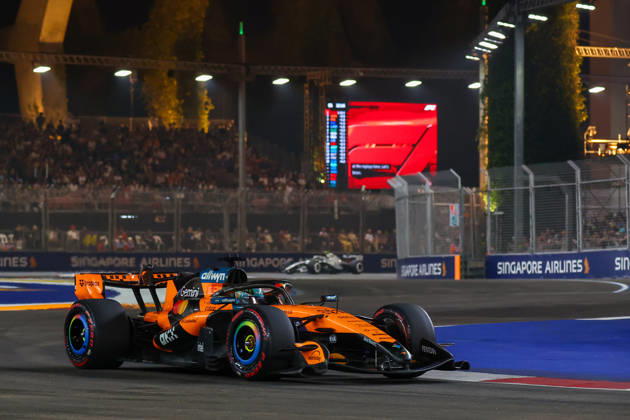 Formula 1 Singapore Grand Prix SINGAPORE - OCTOBER 10: McLaren s driver Oscar Piastri during the Qualifying Session at the Formula One Grand Prix of Singapore, at the Marina Bay Street Circuit in Singapore, on October 10, 2026. Daniel Ceng Anadolu Singapore Singapore. Editorial use only. Please get in touch for any other usage.  Copyright: x2026xAnadoluxDanielxCengx
