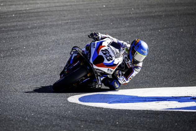 October 10, 2026, Cascais, Lisbon, Portugal: Miguel Oliveira of Rokit BMW Motorrad WorldSBK Team in action during the Race 1 of the FIM Superbike World Championship, WM, Weltmeisterschaft at Circuito Estoril on October 10, 2026 in Cascais, Portugal. Cascais Portugal - ZUMAr200 20261010_zsp_r200_084 Copyright: xNunoxReisinhox