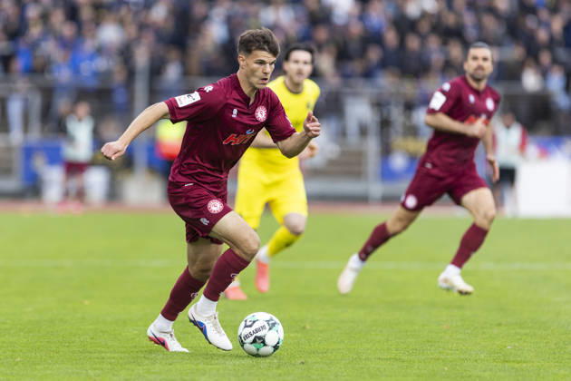 3. Liga, Fortuna Köln - 1. FC Saarbrücken; 10.10.2026 Nico Thier (Fortuna Köln, 7). 3. Liga, Fortuna Köln - 1. FC Saarbrücken, 8. Spieltag, am 10.10.2026, Südstadion, Köln. DFB regulations prohibit any use of photographs as image sequences and or quasi-video Copyright: xBEAUTIFULxSPORTS Meuselx