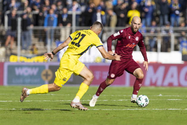 3. Liga, Fortuna Köln - 1. FC Saarbrücken; 10.10.2026 Adrian Stanilewicz (Fortuna Köln, 20). 3. Liga, Fortuna Köln - 1. FC Saarbrücken, 8. Spieltag, am 10.10.2026, Südstadion, Köln. DFB regulations prohibit any use of photographs as image sequences and or quasi-video Copyright: xBEAUTIFULxSPORTS Meuselx
