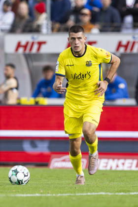 3. Liga, Fortuna Köln - 1. FC Saarbrücken; 10.10.2026 Mladen Cvjetinovic (1. FC Saarbrücken, 21). 3. Liga, Fortuna Köln - 1. FC Saarbrücken, 8. Spieltag, am 10.10.2026, Südstadion, Köln. DFB regulations prohibit any use of photographs as image sequences and or quasi-video Copyright: xBEAUTIFULxSPORTS Meuselx