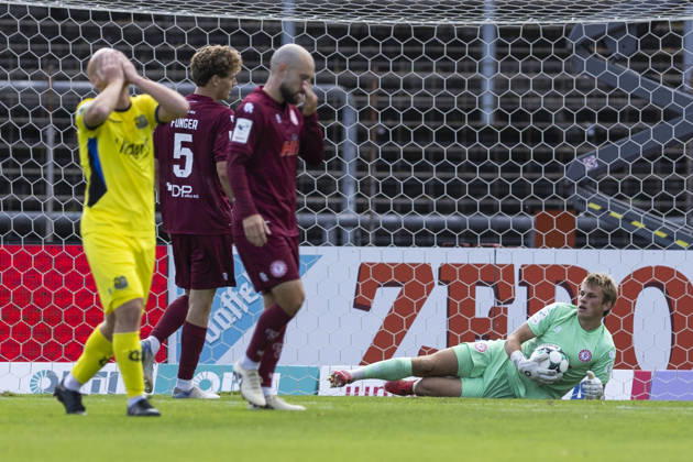 3. Liga, Fortuna Köln - 1. FC Saarbrücken; 10.10.2026 Lennart Winkler (Fortuna Köln, 1). 3. Liga, Fortuna Köln - 1. FC Saarbrücken, 8. Spieltag, am 10.10.2026, Südstadion, Köln. DFB regulations prohibit any use of photographs as image sequences and or quasi-video Copyright: xBEAUTIFULxSPORTS Meuselx