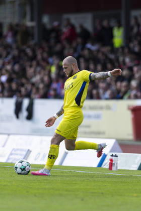 3. Liga, Fortuna Köln - 1. FC Saarbrücken; 10.10.2026 Philip Fahrner (1. FC Saarbrücken, 42). 3. Liga, Fortuna Köln - 1. FC Saarbrücken, 8. Spieltag, am 10.10.2026, Südstadion, Köln. DFB regulations prohibit any use of photographs as image sequences and or quasi-video Copyright: xBEAUTIFULxSPORTS Meuselx
