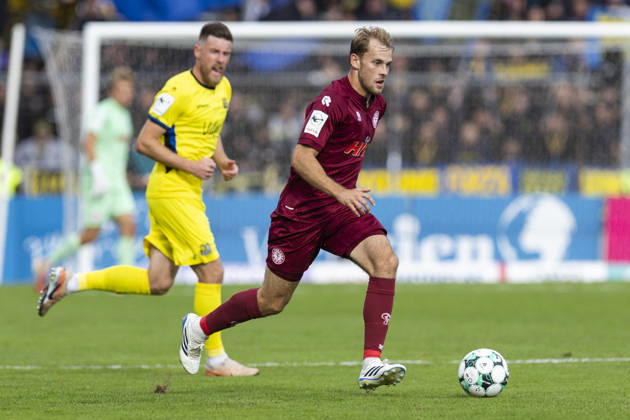 3. Liga, Fortuna Köln - 1. FC Saarbrücken; 10.10.2026 Georg Strauch (Fortuna Köln, 11). 3. Liga, Fortuna Köln - 1. FC Saarbrücken, 8. Spieltag, am 10.10.2026, Südstadion, Köln. DFB regulations prohibit any use of photographs as image sequences and or quasi-video Copyright: xBEAUTIFULxSPORTS Meuselx
