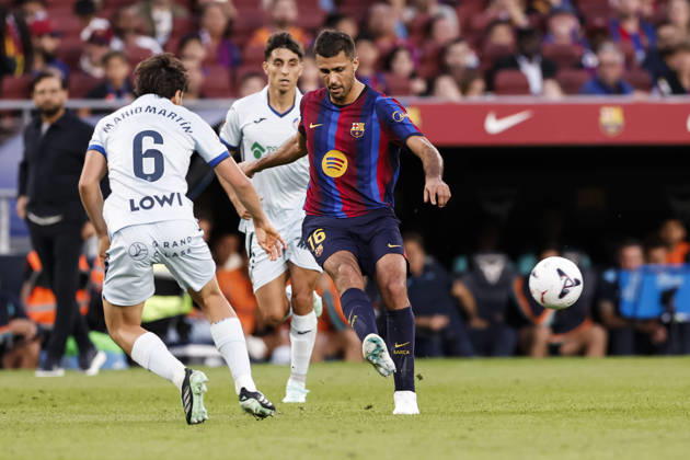 October 10, 2026, Barcelona, Barcelona, Spain: Rodri of FC Barcelona, Barca in action during the Spanish league, LaLiga EA Sports, football match played between FC Barcelona and Getafe CF at Spotify Camp Nou stadium on October 10, 2026 in Barcelona, Spain. FC Barcelona V Getafe CF - LaLiga EA Sports  - ZUMAa181 20261010_zaa_a181_092 Copyright: xJavierxBorregox