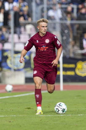 3. Liga, Fortuna Köln - 1. FC Saarbrücken; 10.10.2026 Cedric Harenbrock (Fortuna Köln, 14). 3. Liga, Fortuna Köln - 1. FC Saarbrücken, 8. Spieltag, am 10.10.2026, Südstadion, Köln. DFB regulations prohibit any use of photographs as image sequences and or quasi-video Copyright: xBEAUTIFULxSPORTS Meuselx