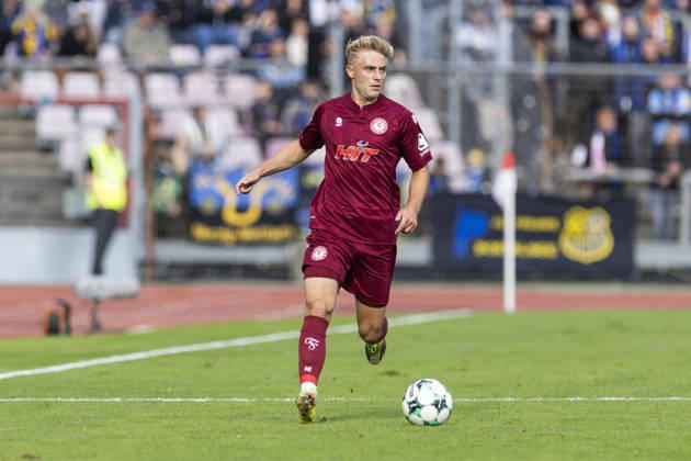 3. Liga, Fortuna Köln - 1. FC Saarbrücken; 10.10.2026 Cedric Harenbrock (Fortuna Köln, 14). 3. Liga, Fortuna Köln - 1. FC Saarbrücken, 8. Spieltag, am 10.10.2026, Südstadion, Köln. DFB regulations prohibit any use of photographs as image sequences and or quasi-video Copyright: xBEAUTIFULxSPORTS Meuselx