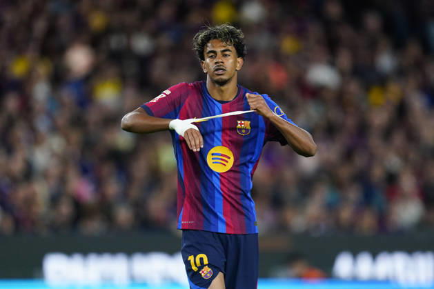 ESP: FC Barcelona, Barca - Getafe CF. La Liga EA Sports. Matchday 8. Lamine Yamal of FC Barcelona during the La Liga EA Sports match between FC Barcelona and Getafe CF played at Spotify Camp Nou Stadium on 10 Oct 2026 in Barcelona, Spain. kpng Copyright: xSergioxRuizx xPRESSINPHOTOx PS_2627_BAR_GET_044