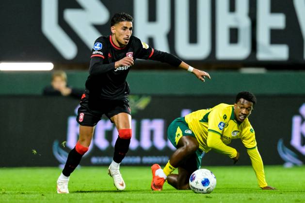 SITTARD , 10-10-2026 , Fortuna Sittard Stadium , season 2025 2026 , Dutch Eredivisie football , match between Fortuna Sittard and FC Twente , picture shows Fortuna Sittard - Twente  x208121963x Copyright: