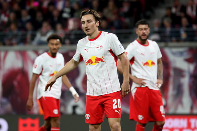 10.10.2026, xgox, Fussball 1.Bundesliga, RB Leipzig - Eintracht Frankfurt v.l. Rocco Reitz (RB Leipzig) (DFL DFB REGULATIONS PROHIBIT ANY USE OF PHOTOGRAPHS as IMAGE SEQUENCES and or QUASI-VIDEO) Leipzig