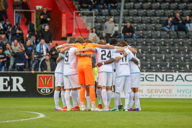 Team SV Waldhof Mannheim, Motivation vor dem Spiel Fussball: 3. Liga, 8. Spieltag, SG Sonnenhof Großaspach vs. SV Waldhof Mannheim am 10.10.2026 in Aspach-Großaspach (WIRmachenDRUCK Arena), Deutschland Aspach-Großaspach WIRmachenDRUCK Arena Deutschland Copyright: xFranzxReindelx