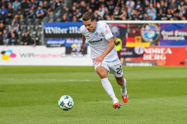 Diego Michel (SV Waldhof Mannheim, 28) Fussball: 3. Liga, 8. Spieltag, SG Sonnenhof Großaspach vs. SV Waldhof Mannheim am 10.10.2026 in Aspach-Großaspach (WIRmachenDRUCK Arena), Deutschland Aspach-Großaspach WIRmachenDRUCK Arena Deutschland Copyright: xFranzxReindelx