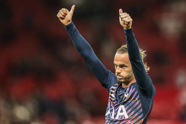 Premier League: Manchester United, ManU v Tottenham Hotspur James Maddison of Tottenham Hotspur reacts after the game during the Premier League match Manchester United vs Tottenham Hotspur at Old Trafford, Manchester, United Kingdom on 10 October 2026 (Photo by Mark Cosgrove News Images) Manchester Old Trafford Greater Manchester United Kingdom Copyright: xMarkxCosgrove NewsxImagesx