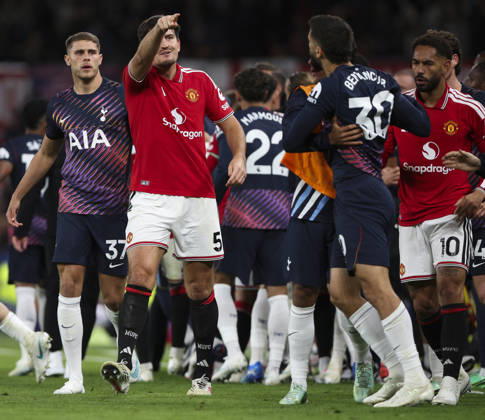 Liverpool v Manchester City, FA Premier League 10.10.26 Liverpool v Manchester City, FA Premier League Bradley Ormesher The Times Rodrigo Bentancur of Tottenham shown red card incident  Copyright: xBradleyxOrmesherx NINTCHDBPICT001114760479