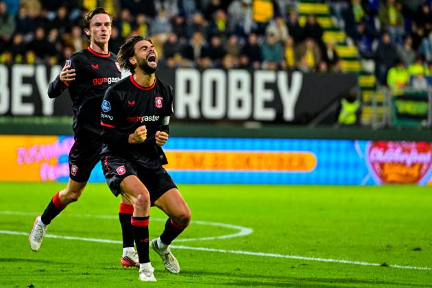 SITTARD , 10-10-2026 , Fortuna Sittard Stadium , season 2025 2026 , Dutch Eredivisie football , match between Fortuna Sittard and FC Twente , picture shows Fortuna Sittard - Twente  x208122843x Copyright: