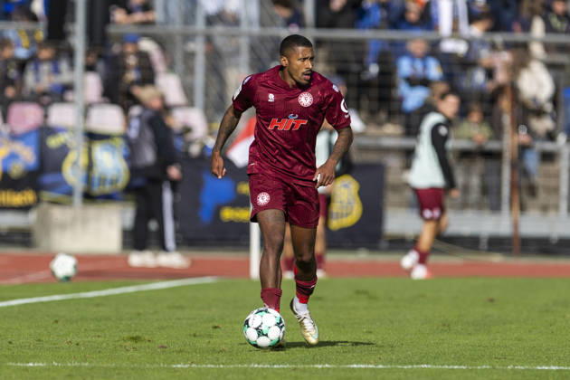 3. Liga, Fortuna Köln - 1. FC Saarbrücken; 10.10.2026 Florian Heister (Fortuna Köln, 17). 3. Liga, Fortuna Köln - 1. FC Saarbrücken, 8. Spieltag, am 10.10.2026, Südstadion, Köln. DFB regulations prohibit any use of photographs as image sequences and or quasi-video Copyright: xBEAUTIFULxSPORTS Meuselx