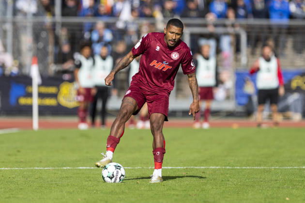 3. Liga, Fortuna Köln - 1. FC Saarbrücken; 10.10.2026 Florian Heister (Fortuna Köln, 17). 3. Liga, Fortuna Köln - 1. FC Saarbrücken, 8. Spieltag, am 10.10.2026, Südstadion, Köln. DFB regulations prohibit any use of photographs as image sequences and or quasi-video Copyright: xBEAUTIFULxSPORTS Meuselx