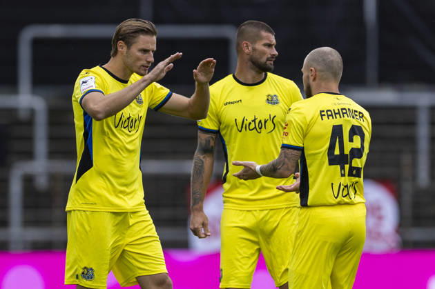 3. Liga, Fortuna Köln - 1. FC Saarbrücken; 10.10.2026 Siemen Voet (1. FC Saarbrücken, 4), Philip Fahrner (1. FC Saarbrücken, 42). 3. Liga, Fortuna Köln - 1. FC Saarbrücken, 8. Spieltag, am 10.10.2026, Südstadion, Köln. DFB regulations prohibit any use of photographs as image sequences and or quasi-video Copyright: xBEAUTIFULxSPORTS Meuselx