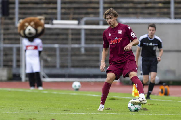 3. Liga, Fortuna Köln - 1. FC Saarbrücken; 10.10.2026 Maximilian Fischer (Fortuna Köln, 3). 3. Liga, Fortuna Köln - 1. FC Saarbrücken, 8. Spieltag, am 10.10.2026, Südstadion, Köln. DFB regulations prohibit any use of photographs as image sequences and or quasi-video Copyright: xBEAUTIFULxSPORTS Meuselx