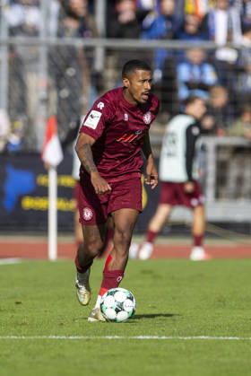 3. Liga, Fortuna Köln - 1. FC Saarbrücken; 10.10.2026 Florian Heister (Fortuna Köln, 17). 3. Liga, Fortuna Köln - 1. FC Saarbrücken, 8. Spieltag, am 10.10.2026, Südstadion, Köln. DFB regulations prohibit any use of photographs as image sequences and or quasi-video Copyright: xBEAUTIFULxSPORTS Meuselx