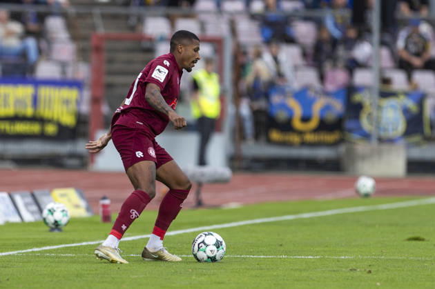 3. Liga, Fortuna Köln - 1. FC Saarbrücken; 10.10.2026 Florian Heister (Fortuna Köln, 17). 3. Liga, Fortuna Köln - 1. FC Saarbrücken, 8. Spieltag, am 10.10.2026, Südstadion, Köln. DFB regulations prohibit any use of photographs as image sequences and or quasi-video Copyright: xBEAUTIFULxSPORTS Meuselx