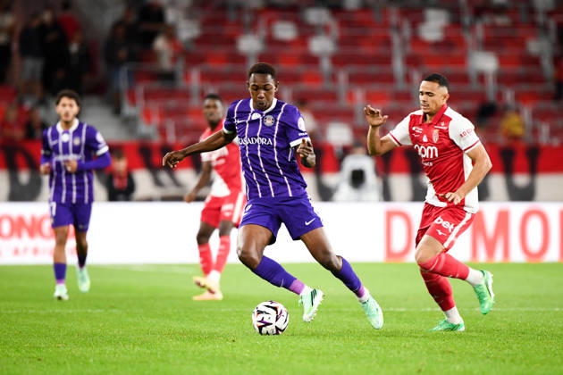 AS Monaco v Toulouse FC - Ligue 1 McDonald s 2026 2027 Christ TAPE of Toulouse FC and VANDERSON of Monaco during Ligue 1 McDonald s match between Monaco and Toulouse at Stade Louis II on October 10, 2026 in Monaco, Monaco. Monaco Monaco  Copyright: xIconxSportx 776573324