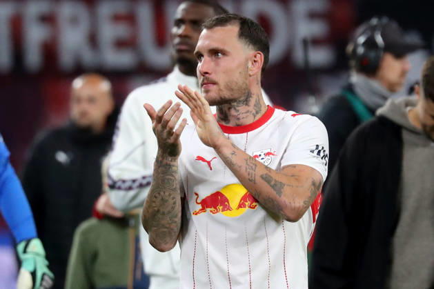 10.10.2026, xgox, Fussball 1.Bundesliga, RB Leipzig - Eintracht Frankfurt v.l. David Raum (RB Leipzig) (DFL DFB REGULATIONS PROHIBIT ANY USE OF PHOTOGRAPHS as IMAGE SEQUENCES and or QUASI-VIDEO) Leipzig