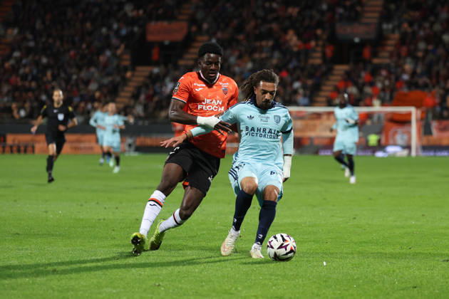 FC Lorient v Paris FC - Ligue 1 McDonald s 2026 2027 Nathaniel ADJEI and Luca KOLEOSHO Pduring Ligue 1 McDonald s match between Lorient and Paris at Stade Yves Allainmat on October 10, 2026 in Lorient, France. Lorient France  Copyright: xJohnnyxFidelinx 776573317