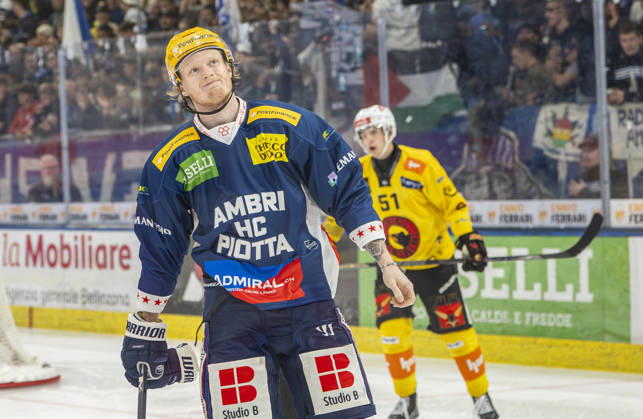 10 10 2026, Quinto, Gottardo Arena, NL: HC Ambri-Piotta v SC Bern: Topscorer Roby Jarventie (Ambri) Quinto Gottardo Arena Ticino Switzerland Copyright: xJustPictures.ch JarixPestelaccix jp-en-JaPe-JP6_JAr_NL_HCAP_SCBern_10Ott2026_000027