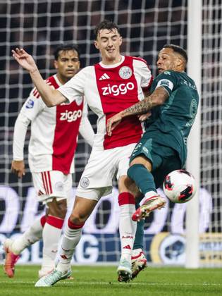 AMSTERDAM - (lr) Youri Baas of Ajax, Tjaronn Chery of NEC Nijmegen during the Dutch Eredivisie match between AFC Ajax and NEC Nijmegen at the Johan Cruijff ArenA on October 10, 2026 in Amsterdam, the Netherlands. MAURICE VAN STEEN ANP Eredivisie 2026 27 xVIxANPxSportx xxANPxIVx 572059067 originalFilename: 572059067.jpg