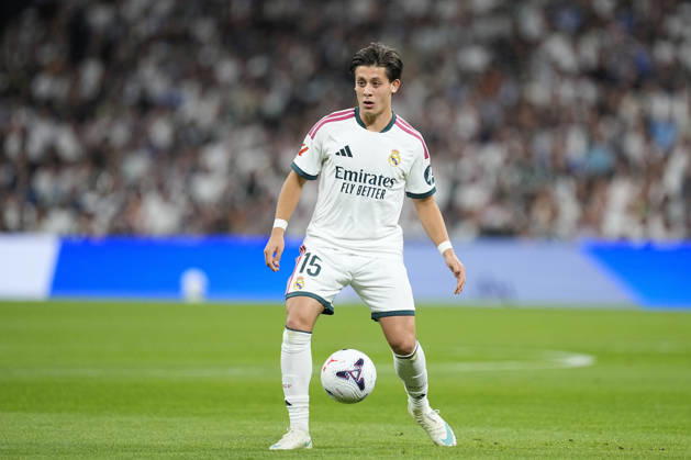 October 10, 2026, Madrid, Madrid, Spain: Arda Guler of Real Madrid CF in action during the Spanish League, LaLiga EA Sports, football match between Real Madrid and Villarreal CF at Bernabeu stadium on October 10, 2026, in Madrid, Spain. Madrid Spain - ZUMAa181 20261010_zaa_a181_135 Copyright: xOscarxJ.xBarrosox