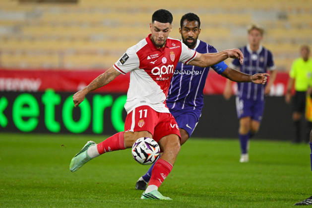FOOTBALL : AS Monaco VS Toulouse FC - Ligue 1 McDonald s - 10 10 2026 Matthis Abline - Ligue 1 McDonald s match between AS Monaco and Toulouse Football Club on October 10, 2026 at the Louis II Stadium in Monaco. MonacoMonaco  Copyright: xWilliamxCannarellax